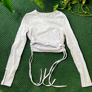 Lightweight Long Sleeve Crop Top